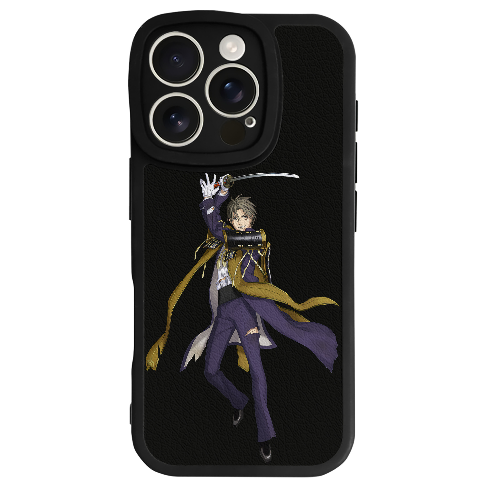 （画像用） 刀剣乱舞 Touken Ranbu 【iPhone 16シリーズ対応】シリコンスマホケース（レザー調） 材質：シリコン